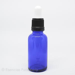 Frasco Azul 30 ml. con gotario y precinto (unidad) 