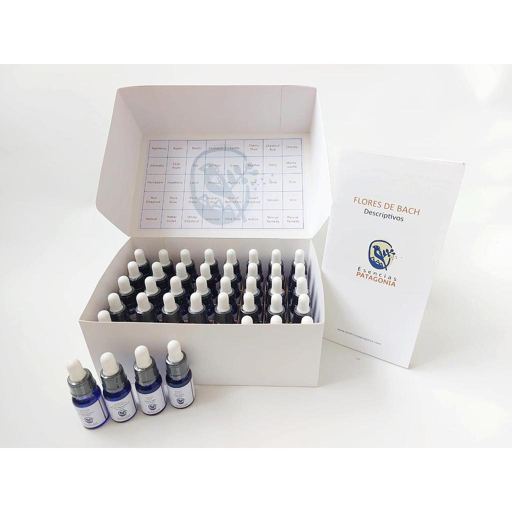 Set Flores de Bach 38 Flores + 2 Recue Remedy - 10ml 